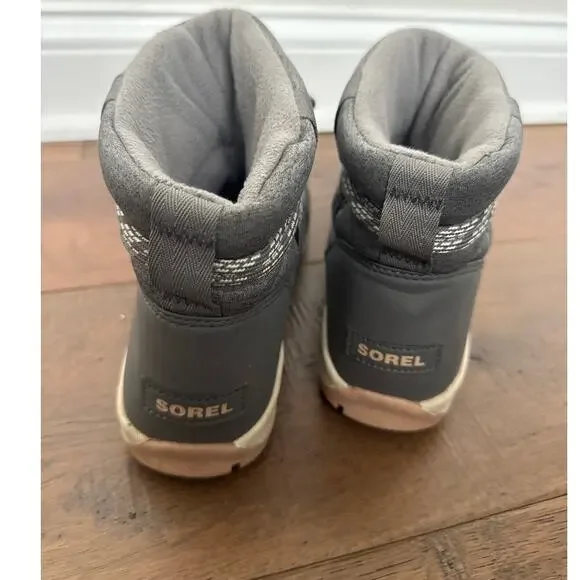 Sorel Whitney Short Puffer Ankle Boot Gray Womens Size US 9 - Picture 5 of 8